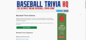 Baseball Trivia IQ