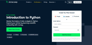 DataCamp.com Introduction to Python